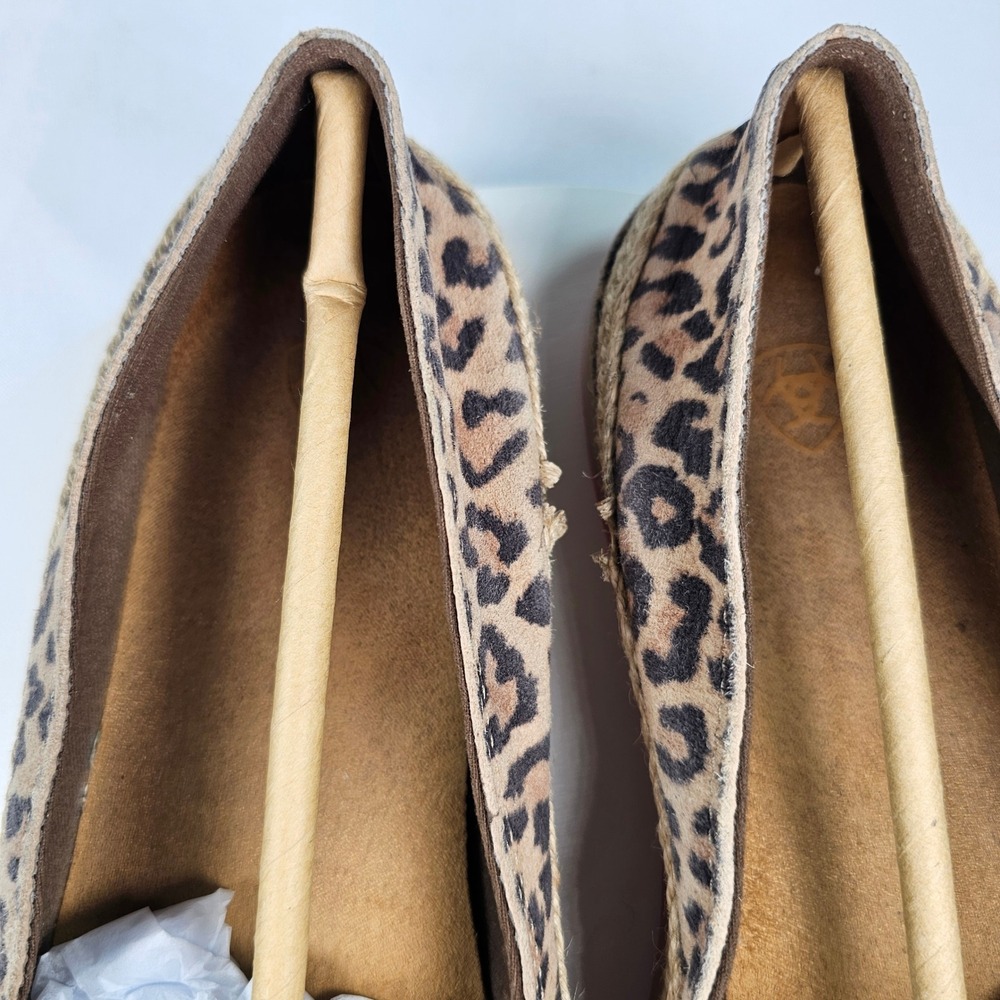 Ariat Cruiser Women's Leopard Print Slip On Espadrille Flats Shoes Size 10B - Picture 6 of 8